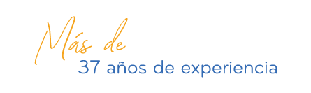 Más de 37 años de experiencia